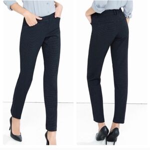 Express Editor Polka Dot Mid Rise Trouser Ankle Pants Business Casual Office
